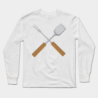 Crossed Utensils Long Sleeve T-Shirt